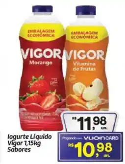 Fort Atacadista logurte Líquido Vigor Sabores oferta