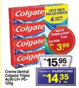 Fort Atacadista Creme Dental Colgate Tripla Ação oferta