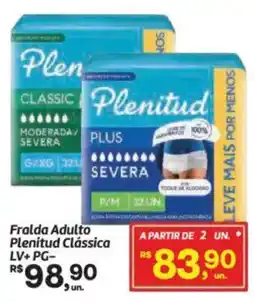 Fort Atacadista Fralda Adulto Plenitud Clássica oferta