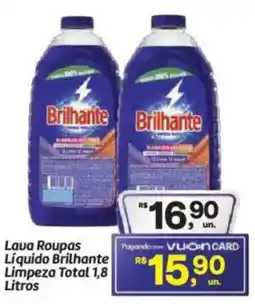 Fort Atacadista Lava Roupas Líquido Brilhante Limpeza Total oferta