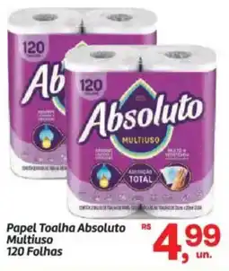 Fort Atacadista Papel Toalha Absoluto Multiuso 120 Folhas oferta