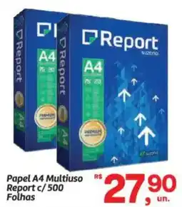 Fort Atacadista Papel A4 Multiuso Report c/500 Folhas oferta
