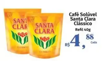 Café Solúvel Santa Clara Clássico Refil