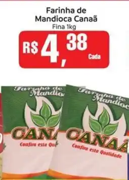 Supermercados Mateus Farinha de Mandioca Canaã Fina oferta