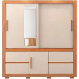 Benoit Roupeiro Caemmun Optimus 3 Portas e 4 Gavetas MDP 208,5 x 187 x 46,2cm oferta