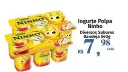 Supermercados Mateus logurte Polpa Ninho Diversos Sabores Bandeja oferta