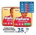 Supermercados Mateus Fralda Fofura Shortinho Mega Vários tamanhos oferta