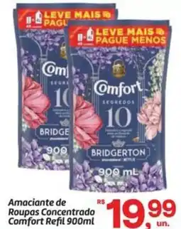 Fort Atacadista Amaciante de Roupas Concentrado Comfort Refil oferta