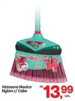 Fort Atacadista Vassoura Novica Nylon c/Cabo oferta
