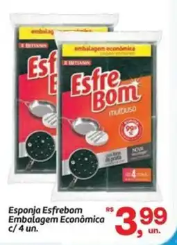 Fort Atacadista Esponja Esfrebom Embalagem Econômica c/4 un. oferta