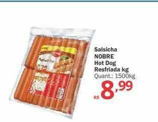 Althoff Supermercados Salsicha Nobre Hot Dog Resfriada oferta