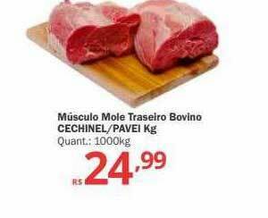 Althoff Supermercados Músculo Mole Traseiro Bovino Cechinel Pavei oferta