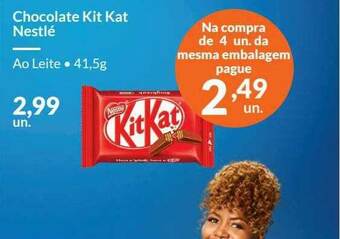 Zaffari Chocolate Kit Kat Nestlé oferta