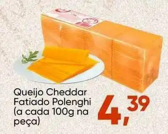 Imec Supermercados Queijo Cheddar Fatiado Polenghi oferta