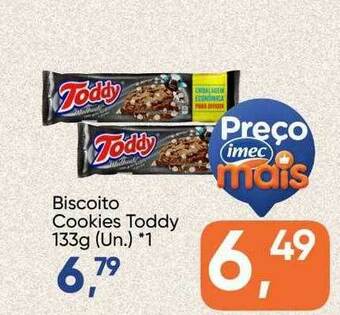 Imec Supermercados Biscoito Cookies Toddy oferta