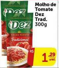 Molho De Tomate Dez Trad.