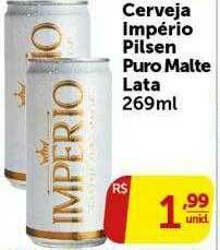 Pires Cerveja Império Pilsen Puro Malte Lata oferta