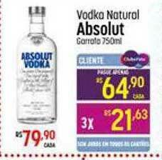 Muffato Vodka Natural Absolut oferta