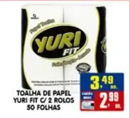 Higa's Supermercado Toalha de papel yuri fit c/ 2 rolos 50 folhas oferta