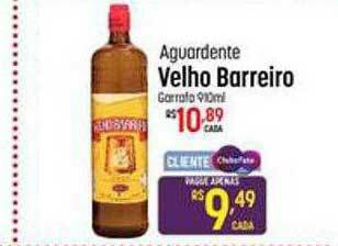 Muffato Aguardente Velho Barreiro oferta