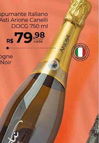 Verdemar Supermercado Espumante Italiano Asti Arione Canelli Docg oferta