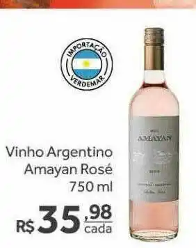 Vinho Argentino Amayan Rosé