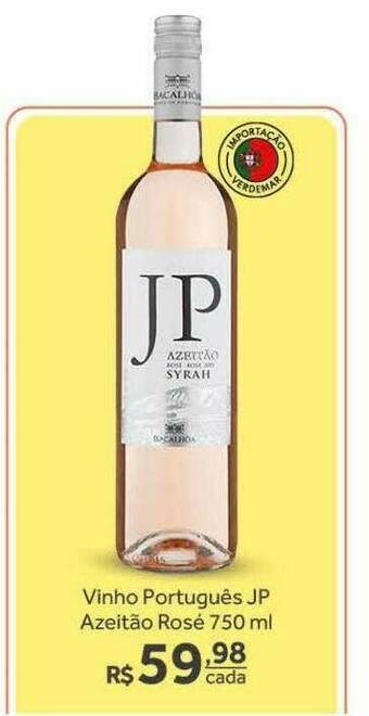 Verdemar Supermercado Vinho Português Jp Azeitão Rosé oferta