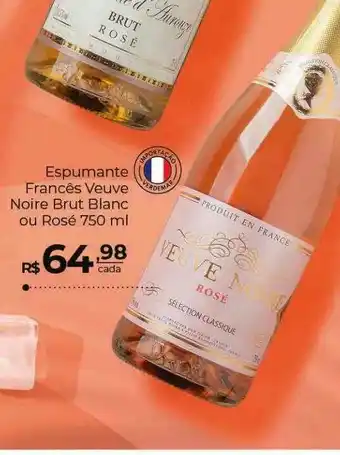 Espumante Francês Veuve Noire Brut Blanc Ou Rosé