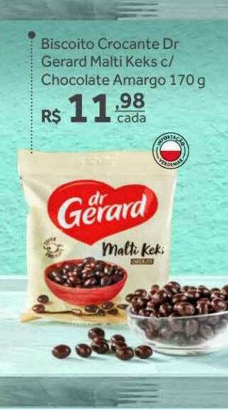 Verdemar Supermercado Biscoito Crocante Dr Gerard Malti Keks C Chocolate Amargo oferta