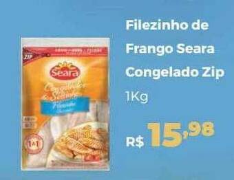 Villarreal Supermercados Filezinho De Frango Seara Congelado Zip oferta