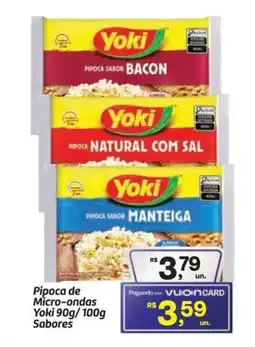 Fort Atacadista Pipoca de Micro-ondas Yoki Sabores oferta