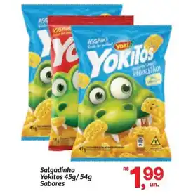 Fort Atacadista Salgadinho Yokitos Sabores oferta