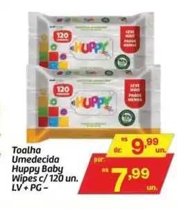 Fort Atacadista Toalha Umedecida Huppy Baby Wipes oferta