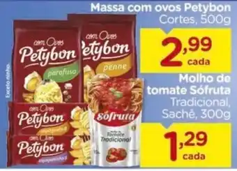 Massa com ovos Petybon Cortes,