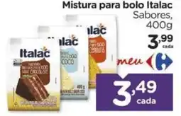 Carrefour Mistura para bolo Italac Sabores, oferta