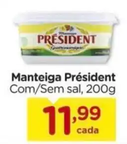 Carrefour Manteiga Président Com/Sem sal, oferta