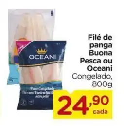 Carrefour Filé de panga Buona Pesca ou Oceani Congelado, oferta