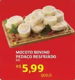 Assaí Atacadista Mocoto bovino pedaço resfriado oferta