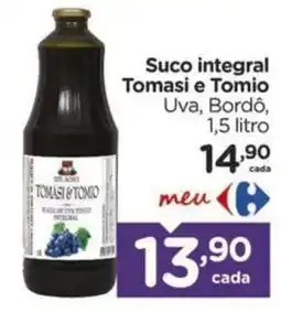Carrefour Suco integral Tomasi e Tomio oferta