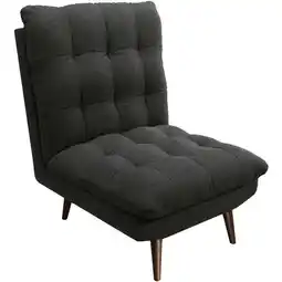 Benoit Poltrona Estofada Kappesberg Ibiza POL014 Pés de Madeira Revestimento Suede oferta