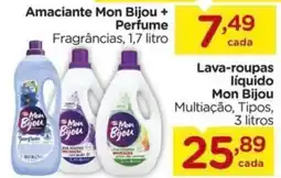 Carrefour Amaciante Mon Bijou + Perfume Fragrâncias, oferta
