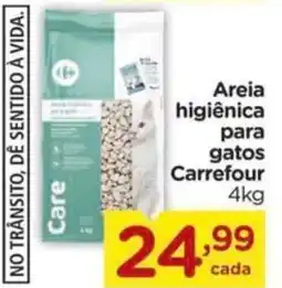 Carrefour Areia higiênica para gatos Carrefour oferta
