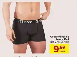 Carrefour Cueca boxer de banca Klot oferta