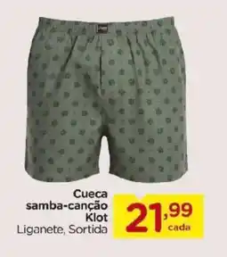 Carrefour Cueca samba-canção Klot oferta