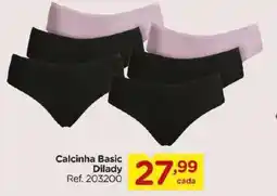 Carrefour Calcinha Basic Dilady oferta