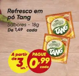 Dia Refresco em pó Tang Sabores oferta