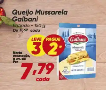 Queijo Mussarela Galbani Fatiado