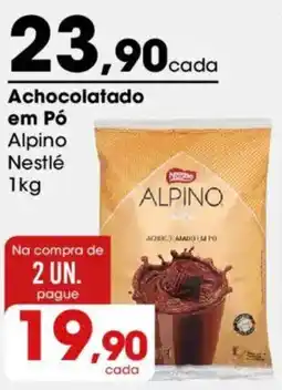 Zaffari Achocolatado em Pó Alpino Nestlé oferta