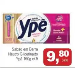 Mineirão Atacarejo Sabão em Barra Neutro Glicerinado Ype oferta