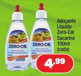 Costazul Supermercados Adocante Liquido Zero Cal Sacarina 100ml oferta